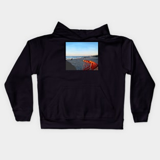 Wallis Sands Beach Kids Hoodie